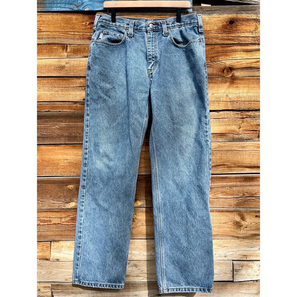 Carhartt Men's Relaxed Straight Jeans - Faded Blue Wash